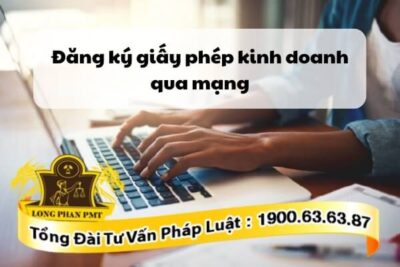 Đăng ký giấy phép kinh doanh qua mạng