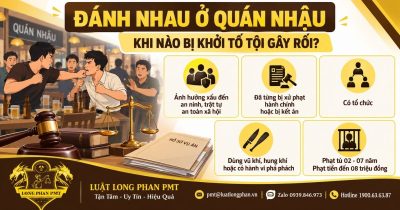 Đánh nhau ở quán nhậu và căn cứ xử phạt hành chính hoặc truy cứu hình sự