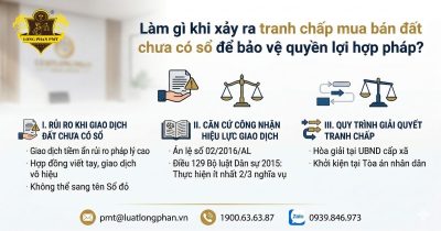 Hướng dẫn quy trình giải quyết tranh chấp mua bán đất chưa có sổ và bảo vệ quyền lợi hợp pháp
