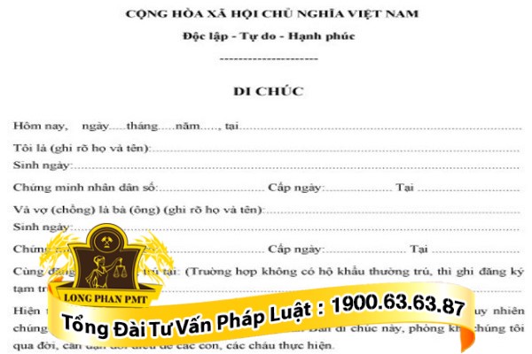 Di chuc co nguoi lam chung trong mot so truong hop