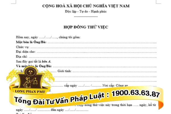 thoi han cua hop dong thu viec