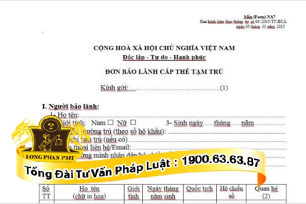 huong dan don bao lanh cap the tam tru