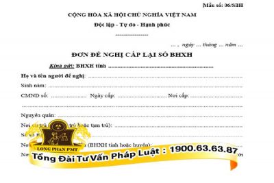 huong dan viet don de nghi cap lai bao hiem xa hoi