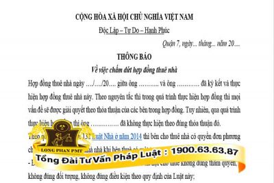mau don de nghi cham dut hop dong thue nha