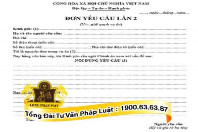 mau don yeu cau dua vu an ra xet xu