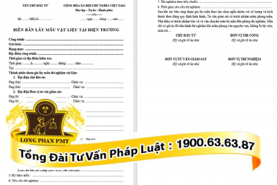 huong dan viet mau bien ban lay mau thi nghiem