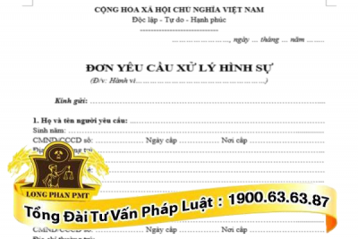 noi dung don yeu cau xu ly hinh su