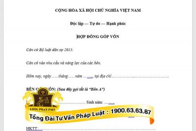 huong dan mau hop dong gop von mua dat