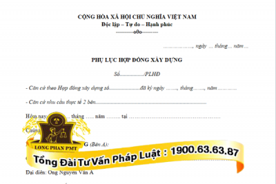 mau phu luc hop dong xay dung