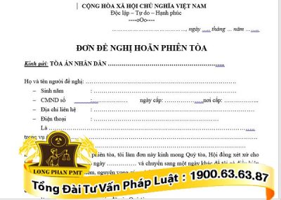 quy dinh ve viec hoan phien toa