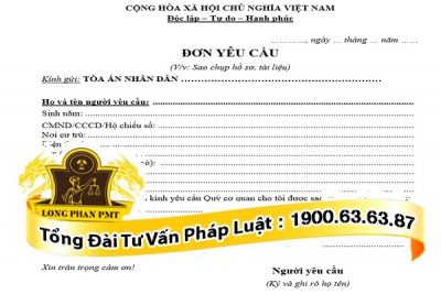 huong dan viet don yeu cau sao chup tai lieu
