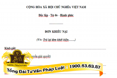 huong dan soan don khieu nai gui toa an