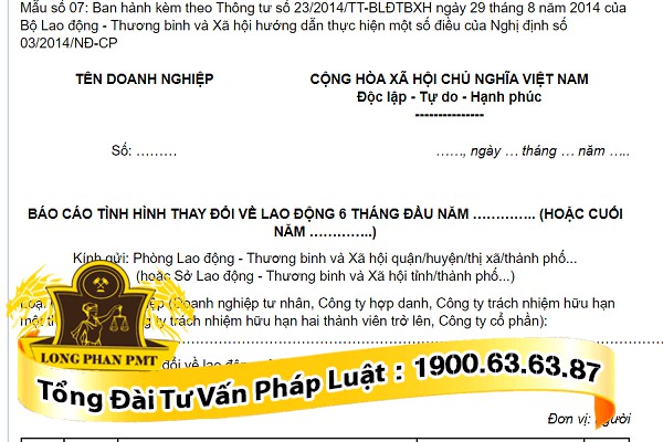 Thủ Tục Khai Trình Lao Động Khi Thành Lập Công Ty - Luật Long Phan