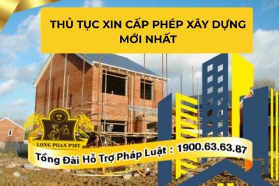 Thủ tục xin cấp phếp xây dựng mới nhất