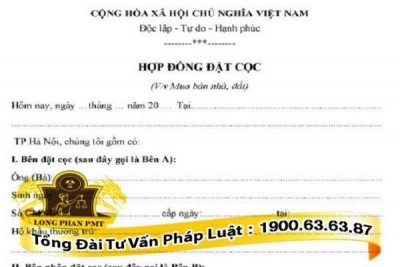 tranh chap hop dong dat coc