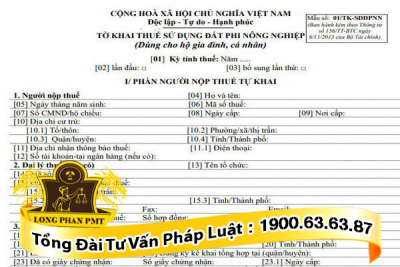 quy dinh ke khai dat nong nghiep