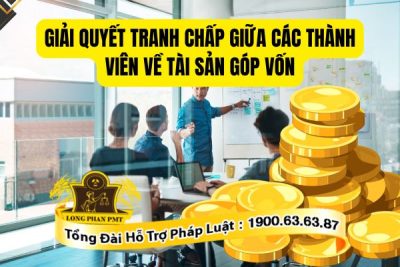 Hướng dẫn giải quyết tranh chấp giữa các thành viên về tài sản góp vốn