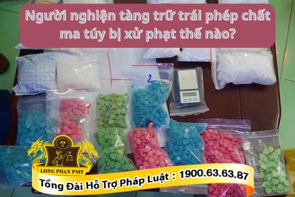 Xử phạt người nghiện tàng trữ trái phép ma túy