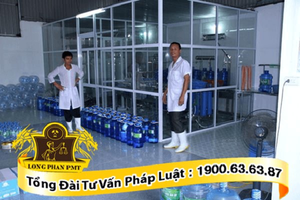 điều kiện để được sản xuất kinh doanh nước đóng chai