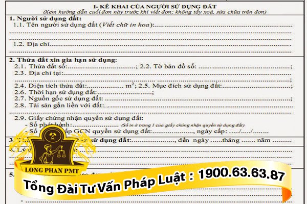 Các trường hợp không được gia hạn sử dụng đất