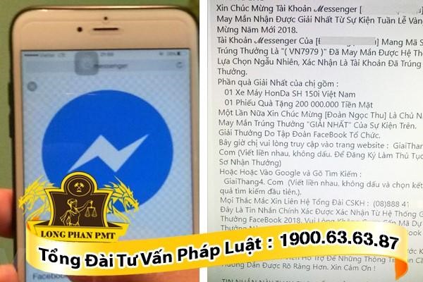 Lừa đảo qua Facebook Messenger