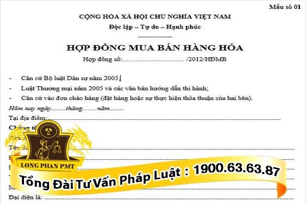 Phiếu đặt hàng có thay thế cho hợp đồng mua bán hàng