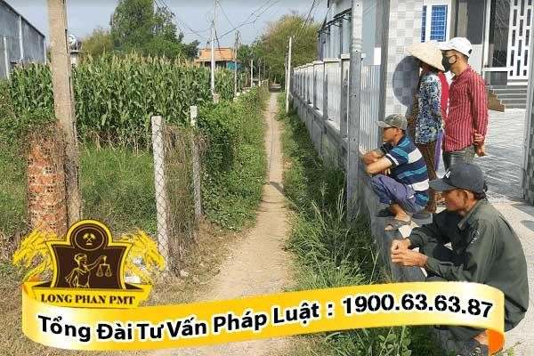 quyền được mở lối đi chung