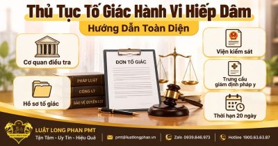 Thủ tục tố giác hành vi hiếp dâm, nơi tiếp nhận, hồ sơ và thời hạn giải quyết.