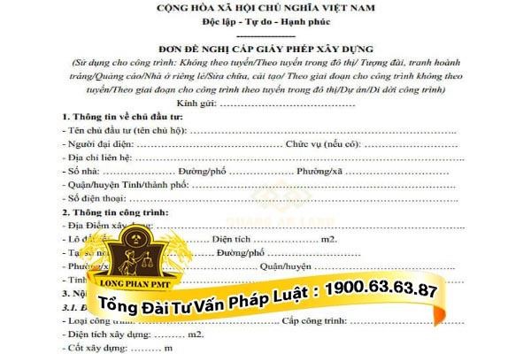 Thủ tục cấp lại Giấy phép xây dựng