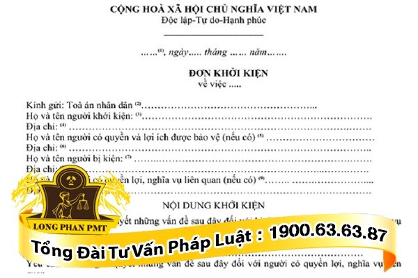 đơn khởi kiện