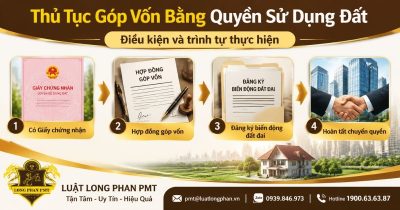 Thủ tục góp vốn bằng quyền sử dụng đất theo quy định mới nhất với các bước thực hiện hợp pháp.