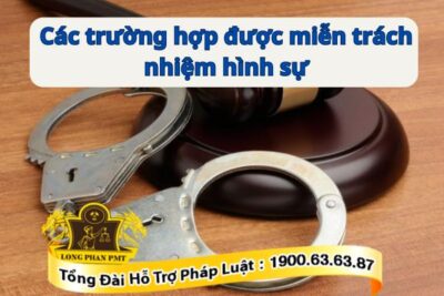 Miễn trách nhiệm hình sự theo quy định