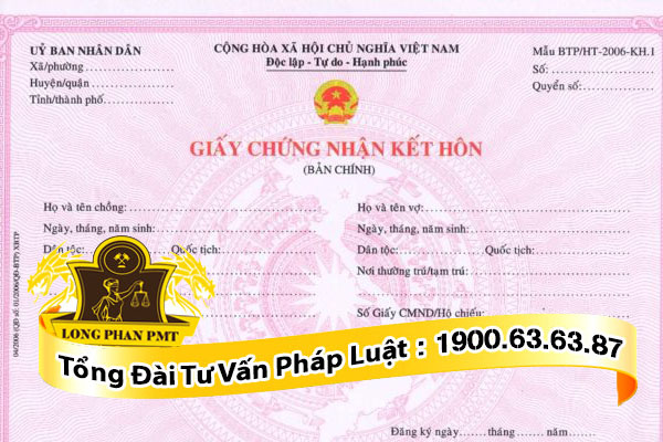 Giấy chứng nhận đăng ký kết hôn