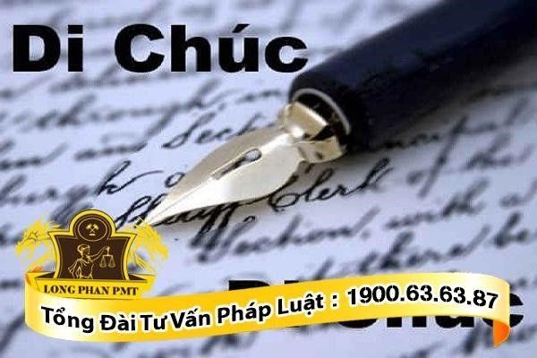 Di chúc vô hiệu