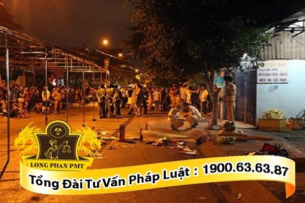 Dựng rạp gây tai nạn