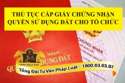 Thủ tục cấp giấy chứng nhận quyền sử dụng đất cho tổ chức được thực hiện như thế nào?