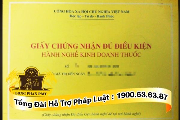 Thủ tục cấp Giấy chứng nhận đủ điều kiện kinh doanh dược