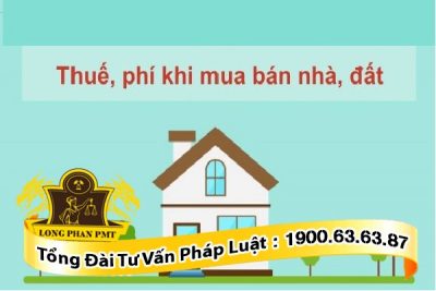 Thuế phí khi chuyển mục đích sử dụng đất