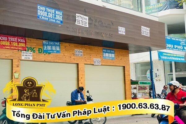 trả mặt bằng trước han do dịch bệnh