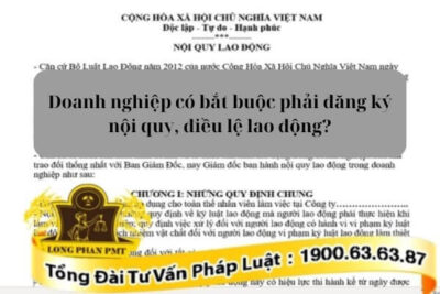 Nội quy công ty, điều lệ lao động