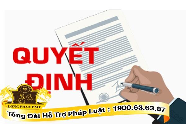 Căn cứ yêu cầu hủy quyết định hành chính