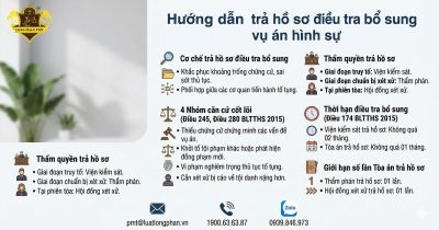 Tổng quan quy định về căn cứ yêu cầu trả hồ sơ điều tra bổ sung vụ án hình sự.