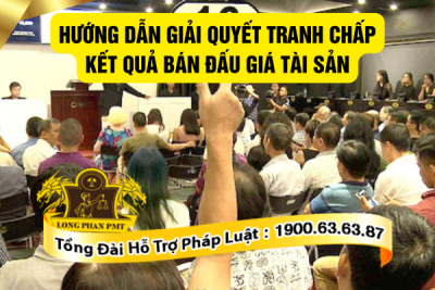 Hướng dẫn giải quyết tranh chấp kết quả bán đấu giá tài sản chi tiết