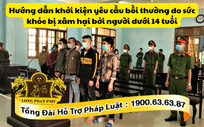 Khởi kiện yêu cầu bồi thường do sức khỏe bị xâm hại bởi người dưới 14 tuổi