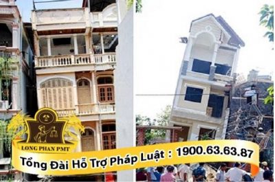 thiệt hại do đơn vị thi công làm nứt nhà bên cạnh