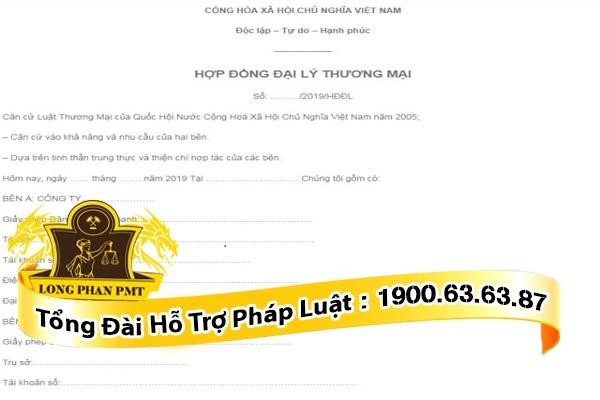 Mẫu hợp đồng đại lý thương mại
