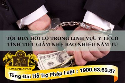 Tội đưa hối lộ trong lĩnh vực y tế
