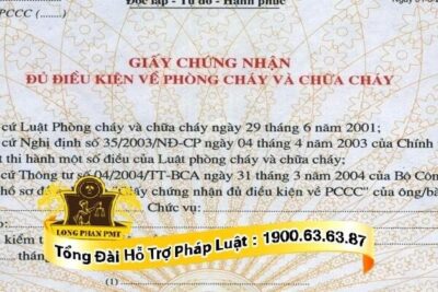 Chi phí làm giấy chứng nhận phòng cháy chữa cháy 2022