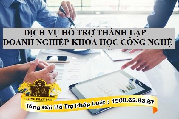 Dịch vụ hỗ trợ thành lập doanh nghiệp khoa học công nghệ