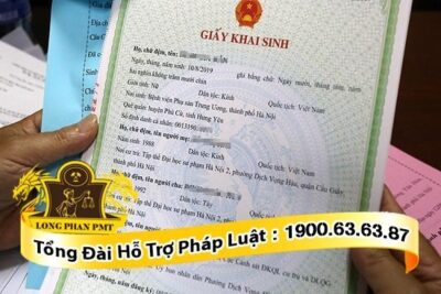 Điều chỉnh giấy khai sinh sai thông tin